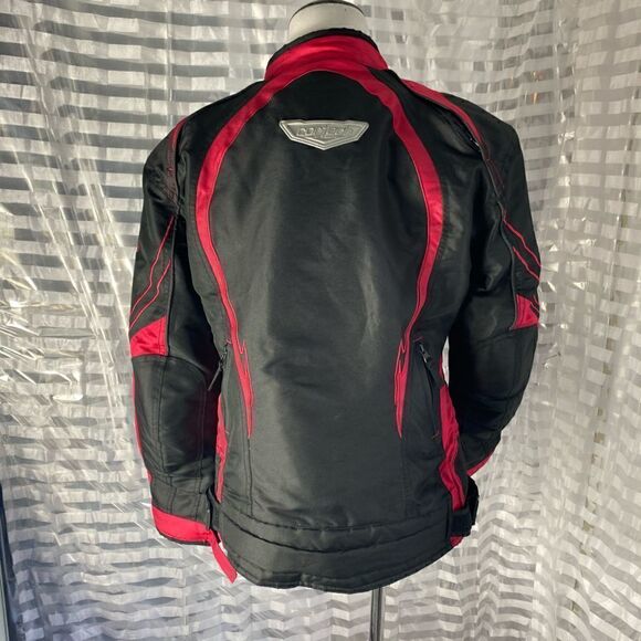 Cortech Black/Pink LRX Series 3 Textile Motorcycle Jacket - Picture 4 of 12